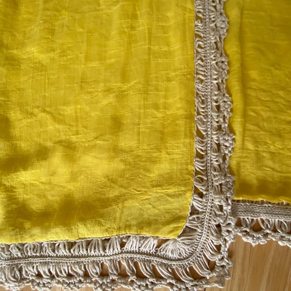 Free People Sundial Kimono Duster in Yellow NWOT One Size - Picture 6 of 6